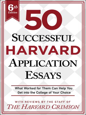 cover image of 50 Successful Harvard Application Essays